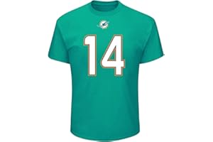 Majestic Athletic NFL Football T-Shirt Miami Dolphins Jarvis Landry #14 Aqua Trikot Jersey Receiver