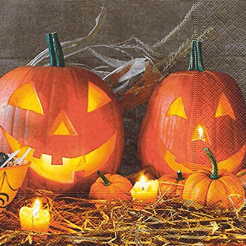 Preisvergleich Produktbild PAPER+DESIGN Servietten 20 St. FSCMix 33x33cm Pumpkin