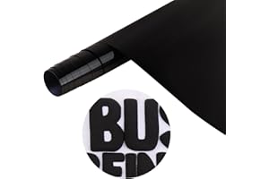 Tintnut Black Puff HTV Vinyl Heat Transfer - 10 inches x 6ft Puff HTV Vinyl Roll 3D Puff Heat Transfer Vinyl Roll Black Puff HTV Roll Iron on Vinyl for T-Shirts, Compatible with Cricut/Silhoutte Cameo