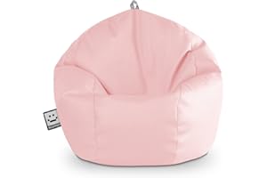 HAPPERS Puff Pelota Polipiel Interior Rosa
