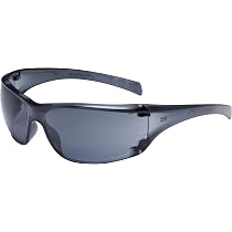 3M 11330 Virtua Anti-Fog Safety Glasses - Gray Frame & Gray Lens, Protective Eyewear For Work & DIY