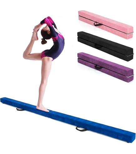 Tapis De Gymnastique Pliable GOPLUS – 180x60x5 Cm, 2 Panneaux, Poignées, Cuir PU, Fermeture Velcro