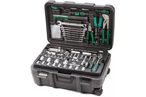 Mannesmann - M29070 - Maletín de herramientas móvil, 122 piezas