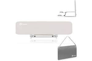LIONELO Lora XL Sängskydd & Sänggrind 150×45 cm, Hopfällbart Fallskydd 180° | för Barn 18 Mån–5 År, Montering under Madrass utan Verktyg, SecureBelt & StandSafe Lås, Modern Design