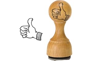 trendaffe Der Daumen Lehrerstempel Holzstempel