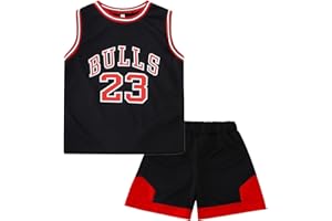 Odziezet Sportswear pour Enfants Garçons et Filles Ensemble de Basket-ball Uniformes Costumes de Sport Maillot de Basket 1-7 ans