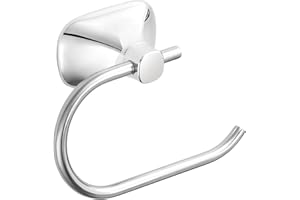 ALOCEO Porta Carta igienica, Portarotolo Carta igienica Bagno Moderno, Porta Rotolo Carta igienica da Parete, Argento