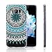 Produktbild Samsung Galaxy S8 2017 Hülle, TYJTECH Clear TPU Gel Cover mit Mandala Floral Designer Shell Fall Ultra-Slim Shock-Absorption Stoßfänger Blumen Gedruckt Thin Cute Design Vintage Style für Girly Mädchen Frauen Galaxy S8 (5.8 Inch) 2017