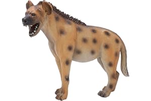 RITOEASYSPORTS Model Hieny, Plastikowa Figurka Hieny w Dzikim Stylu Żywa Zabawka dla Zwierząt Ozdoba na Komputery Biurowe Zabawka Edukacyjna