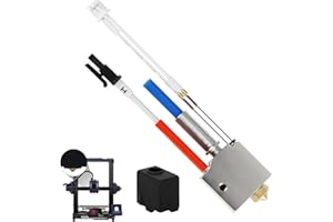 OUPDATE Kit Hotend Stampante 3D per Anycubic Kobra 2 Kobra 2 Plus Kobra 2 Max Kobra 2 Pro Kobra 2 Neo, Estrusore Stampante 3D Ugello 0.4mm V5 J-Head con Calza in Silicone, Riscaldatore Ceramico per Stampa 3D