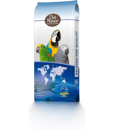 Deli Nature Papageienfutter Zucht 15 Kg – Mischung Mit Zedernüssen & Kürbiskernen Für Alle Papageienarten