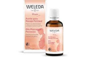Weleda olio massaggio perineale, prodotto cosmetico per massaggi perineo pre e post gravidanza, trattamento specifico per il pavimento pelvico, dermatologicamente testato (1x50 ml)