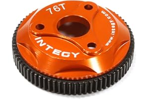 Integy RC Model T8008RED 76T Metal Spur Gear for Traxxas Stampede 2WD, Rustler 2WD & Slash