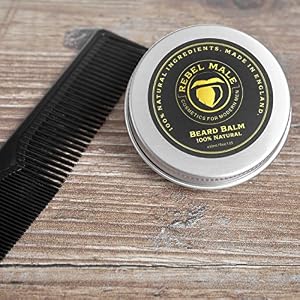 Premium Beard Balm 100% Natural & Organic Ingredients - Maintains Healthy Beard & Soothes Itchy Skin by Rebel Male - Image 6