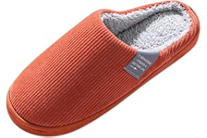 QIUhhpuy Zapatillas Mujer casa Zapatillas de Estar por Casa Hombre y Mujer Algodón Pantuflas Cómodo y Suave para Hotel Viaje Invierno Women Slippers