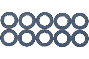 Oljeavtappningspluggbricka, 10 St 90430-12031 Aluminium Oljesump Avtappningsplugg Packningssats Hög Prestanda