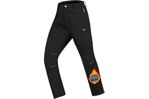 Zoofly Pantalon Esqui Niño Invierno Pantalon Termico Impermeable Niño Pantalones Térmica Niña Pantalón Softshell