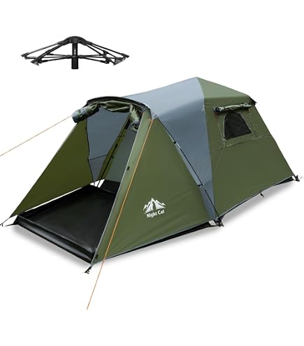 Camping Zelte Pop Up Sechseckiges Zelt Sofortige PU Beschichtete