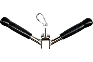 qibylift Barre en forme de V avec poignées en acier pour fixation de câbles