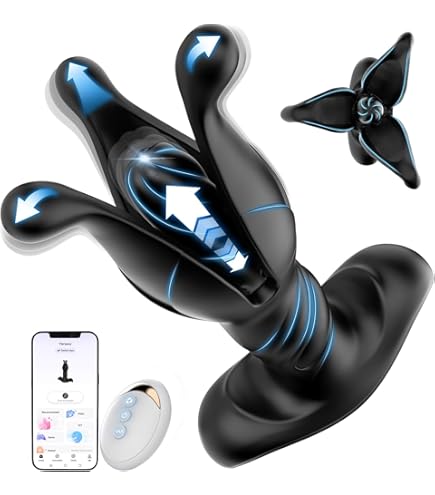 sasha grey anal plug Silicone Thrusting Anal Plug with Remote Control – XR Brands main image 1