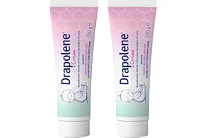 Drapolene Cream 100 g Tube – Pack of 2 – Antiseptic & Protective Nappy Rash Cream for Babies and Adults