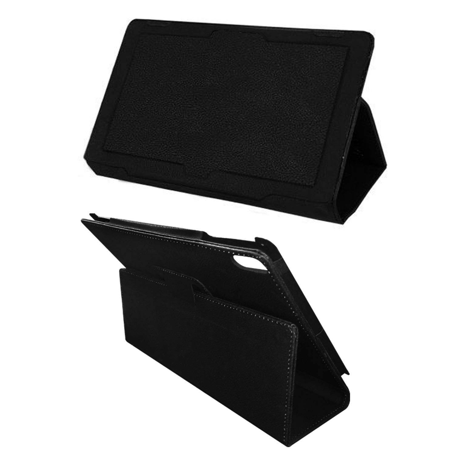 Fastway Executive Leather Flip Flap Case for Lenovo Tab M10 Tablet (10.1 inch, 32GB, Wi-Fi + 4G LTE) Front & Back Cover Black - Image 6