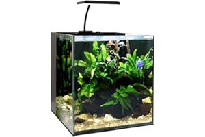 SWELL UK Swell Aquarium Fish Tank Aquaventure Plus 25cm (Black - With Heater)