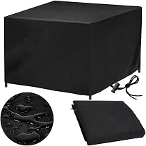 Gartenmöbel-Abdeckplane 130x70x75 Cm – Wasserdicht & Staubdicht Aus 420D Oxford – Schwarze Schutzhülle Für Tische