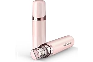 ‎GURELAX Gurelax - Gesichtshaarentferner für Frauen,Batteriebetriebener - LED-Licht Epilierer Damen Gesicht, ArmeHaarentfernung gesicht damen， 18 Karat vergoldet Kopf Gesichtsepilierer, Alle Altersgruppen