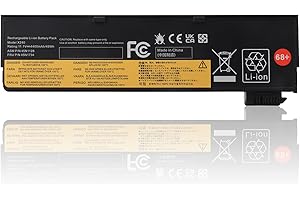 OPAHUTER 68+ 48Wh Laptop-Akku für Lenovo ThinkPad W550 W550s L450 L460 L470 P50s T440 T440s T450 T450s T460 T460p T470p T550 T560 X240 X250 X260 X270 45N1129 45N1130 45N1132 45N1124 45N1125 45N1128