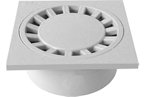 First Plast CHPVC15G Fermetures en PVC Gris 150 x 150 mm