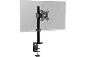 RICOO Supporto monitor scrivania TS3411 Girevole Inclinabile Schermi 17-32" (43-81 cm) Porta schermo PC Staffa universale VESA 75 x 75 100 x 100