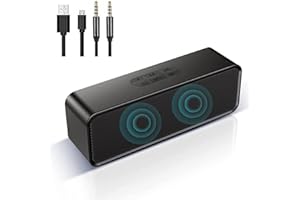 BSWL Bluetooth Speaker Wireless,Portable Speakers Wireless Bluetooth 5.0 3D Stereo HiFi Bass Bluetooth Speakers 1200mAh Battery 12H Playtime Support U-Disk/AUX audio/TF Card for Family/party,Travel,BBQ