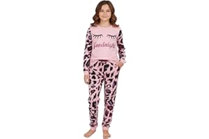 A2Z 4 Kids Girls Pyjamas Traditional PJS Pyjama Set Long Sleeve Top Trousers Sleepwear Suit Loungewear Nightgown Comfortable Lightweight Children Pajamas Sets Age 2-13 Years