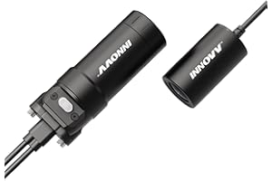 INNOVV K6 Motorrad Dash Cam Front und Heck Motocam Zweikanal mit HD 2K+1080P, IP67 wasserdichte Motor Kamera mit Wi-Fi, 120°Angel, Unterstützung 256GB