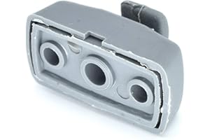 NGHSDO Sonnenblende Haken 2 STÜCKE FÜR SKODA FABIA 6Y Octavia A4 A5 1U 1ZGrey Front Sunvisor Sunvisor Haken Clips Halterung Sonnenblende Haken Clip