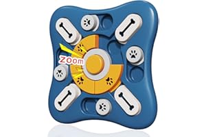 TRYGGT Dog Puzzle Toys,Dog Toy Intelligence,Interactive Intelligence Toy for Slow Eating,Dog Toy Intelligence with Squeaking,for Medium Pets,Cats,Puppies (Dark blue)