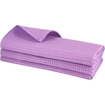 Küchen-Geschirrtücher Hotelqualität – 3er-Pack, 45x70 Cm, Waffelmuster, Sehr Saugfähig & Schnelltrocknend