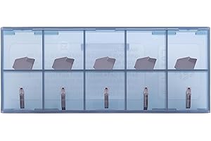 CDBP Inserti per GTN-2 SP200 Tornio in Carburo di Tungsteno, per Scanalatura e Troncatura, Rivestimento PVD per Acciaio Inox e Lavorazioni Professionali, 10 pezzi