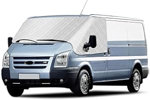 ‎RASHION Windschutzscheiben Abdeckung Kompatibel mit Ford Transit MK7 2000-2014 - Externe Frontscheiben Sonnenschutz, Schnee Eisschutz Wrap Abdeckung