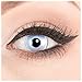 Produktbild Glamlens Farblinsen 1 Paar deckend grau - schwarze Crazy Fun Mirror Kontaktlinsen ohne Stärke + Behälter von Glamlens. Perfekt zu Halloween, Karneval, Fasching, Fasnacht oder Cosplay, Manga und Zombie Kostüme.
