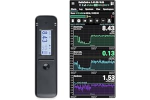 Radiacode 103 Neue Generation Geigerzähler Radioaktivität Dosimeter mit Kostenlose Apps für iOS & Android, PC | Gemuse Analysator Isotope Identifikator