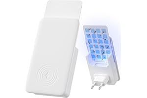 OUSFOT Pièges antiparasitaires,1 Paquet Piege Moustique Interieur 5 Recharges Cartes de Colle pour Moustiques, Mouches, Mouches des Fruits, Mites