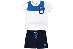 SSC NAPOLI P19i1n90620 Completo Infant: T-shirt Con Pantaloncino Unisex bambini