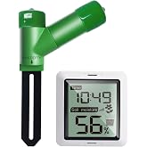 ECOWITT WH0291 Soil Moisture Meter Soil Moisture Sensor for Plants with Digital LCD Display for Garden, Lawn, Potted Plant Ca