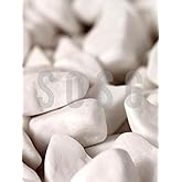 Beyaz &Ccedil;akıl taşı Dolomit Taşı Bah&ccedil;e s&uuml;s&uuml; Akvaryum taşı Dere &ccedil;akıl taşı 1-2 cm 3 Kg