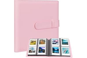 NISELITY Fujifilm Instax & Kodak 3x3 Square Photo Album - 288 Pockets for SQ1/SQ6/SQ10/SQ20 & Mini 3 Shot Printers (Pink)