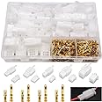 Seamaka 432pcs Automotive Electrical Wire Connectors Kit 2.8mm 2 3 4 6 9 Pin Automotive Electrical Wire Male Female Socket Plug and Pin Header Crimp Wire Terminals Connector Assortment Kit O-P-029-kit