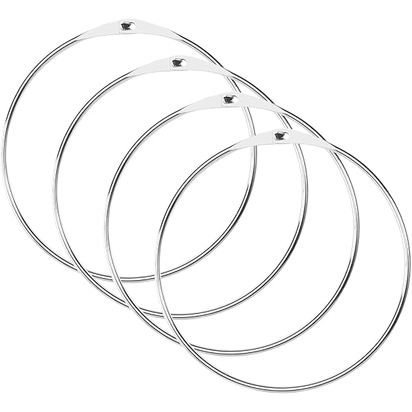 WONDAY Sachet De 10 Anneaux Brisés En Métal, Diamètre 30 Mm