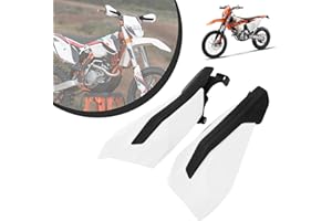 JFG RACING Protector Manillar Paramanos Guardamanos Moto 22 mm y 28 mm para SX SXF EXCF 50 65 85 125 150 250 350 450 500 2017-2020 XCW XCF XC- Blanco